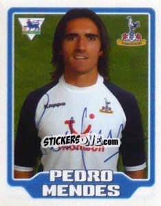 Sticker Pedro Mendes - Premier League Inglese 2005-2006 n. 437 - Merlin