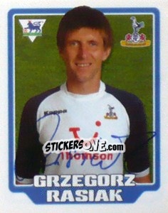 Sticker Grzegorz Rasiak - Premier League Inglese 2005-2006 n. 444 - Merlin
