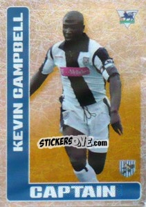 Figurina Kevin Campbell (Captain) - Premier League Inglese 2005-2006 - Merlin