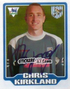 Sticker Chris Kirkland - Premier League Inglese 2005-2006 - Merlin