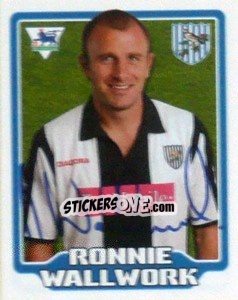 Sticker Ronnie Wallwork - Premier League Inglese 2005-2006 - Merlin