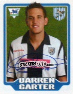 Sticker Darren Carter - Premier League Inglese 2005-2006 n. 458 - Merlin