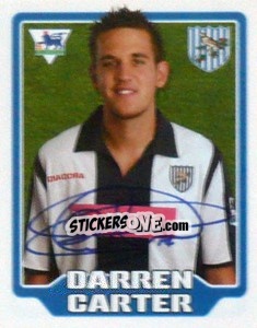 Cromo Darren Carter - Premier League Inglese 2005-2006 - Merlin