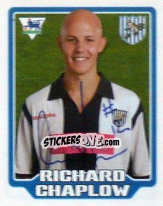 Figurina Richard Chaplow - Premier League Inglese 2005-2006 - Merlin