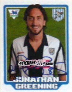Sticker Jonathan Greening - Premier League Inglese 2005-2006 - Merlin