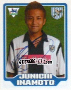 Cromo Junichi Inamoto - Premier League Inglese 2005-2006 - Merlin