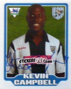Sticker Kevin Campbell - Premier League Inglese 2005-2006 n. 465 - Merlin