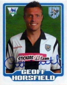 Figurina Geoff Horsfield - Premier League Inglese 2005-2006 - Merlin