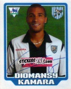 Figurina Diomansy Kamara - Premier League Inglese 2005-2006 - Merlin