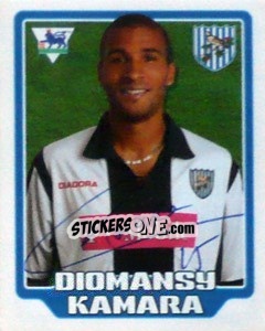 Sticker Diomansy Kamara - Premier League Inglese 2005-2006 n. 469 - Merlin