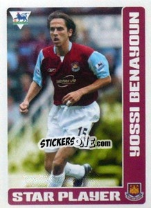 Figurina Yossi Benayoun (Star Player) - Premier League Inglese 2005-2006 - Merlin