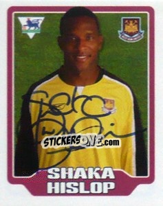 Figurina Shaka Hislop - Premier League Inglese 2005-2006 - Merlin