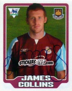 Sticker James Collins - Premier League Inglese 2005-2006 n. 478 - Merlin