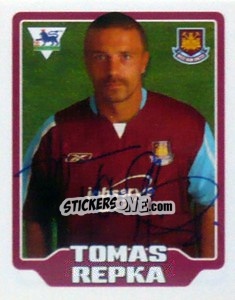 Cromo Tomas Repka - Premier League Inglese 2005-2006 - Merlin