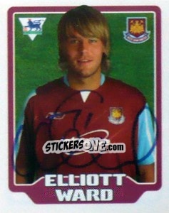 Cromo Elliott Ward - Premier League Inglese 2005-2006 - Merlin