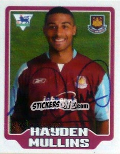 Sticker Hayden Mullins - Premier League Inglese 2005-2006 n. 487 - Merlin