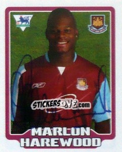 Sticker Marlon Harewood - Premier League Inglese 2005-2006 - Merlin