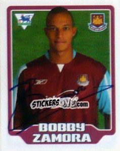 Sticker Bobby Zamora - Premier League Inglese 2005-2006 n. 496 - Merlin