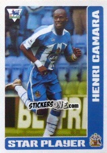Figurina Henri Camara (Star Player) - Premier League Inglese 2005-2006 - Merlin