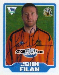 Cromo John Filan - Premier League Inglese 2005-2006 n. 502 - Merlin