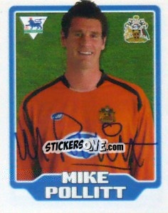 Sticker Mike Pollitt - Premier League Inglese 2005-2006 n. 503 - Merlin