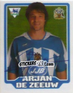 Sticker Arjan De Zeeuw - Premier League Inglese 2005-2006 - Merlin