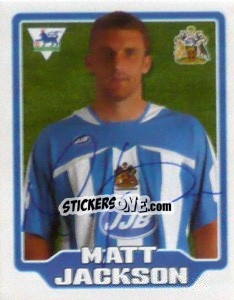 Figurina Matt Jackson - Premier League Inglese 2005-2006 - Merlin