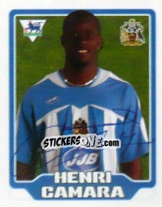 Figurina Henri Camara - Premier League Inglese 2005-2006 - Merlin