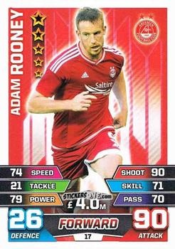 Figurina Adam Rooney - SPFL 2015-2016. Match Attax n. 17 - Topps