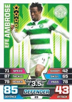 Cromo Efe Ambrose - SPFL 2015-2016. Match Attax n. 23 - Topps