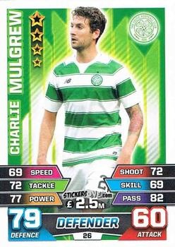 Figurina Charlie Mulgrew - SPFL 2015-2016. Match Attax n. 26 - Topps