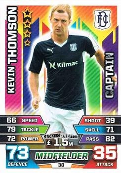 Figurina Kevin Thomson - SPFL 2015-2016. Match Attax n. 38 - Topps