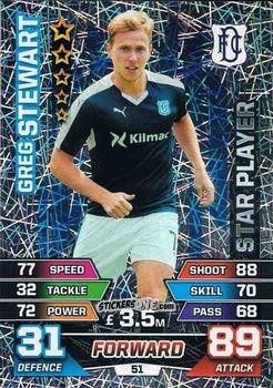 Cromo Greg Stewart - SPFL 2015-2016. Match Attax n. 51 - Topps