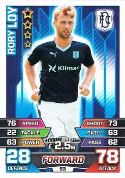 Sticker Rory Loy - SPFL 2015-2016. Match Attax n. 53 - Topps