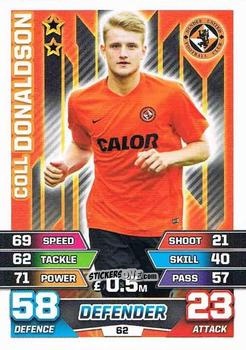 Cromo Coll Donaldson - SPFL 2015-2016. Match Attax n. 62 - Topps