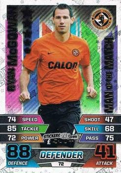 Figurina Ryan McGowan - SPFL 2015-2016. Match Attax n. 72 - Topps