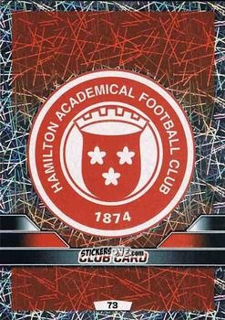 Cromo Club Badge - SPFL 2015-2016. Match Attax n. 73 - Topps