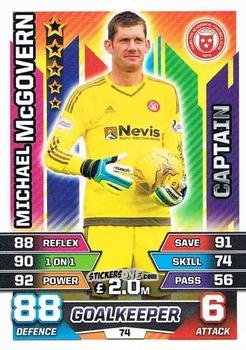 Cromo Michael McGovern - SPFL 2015-2016. Match Attax n. 74 - Topps