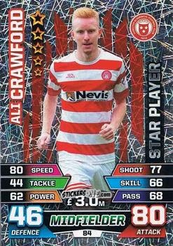 Sticker Ali Crawford - SPFL 2015-2016. Match Attax n. 84 - Topps