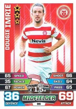 Figurina Dougie Imrie - SPFL 2015-2016. Match Attax n. 86 - Topps