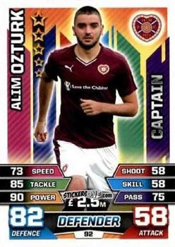 Cromo Alim Öztürk - SPFL 2015-2016. Match Attax n. 92 - Topps