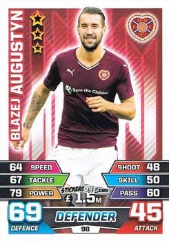 Cromo Blazej Augustyn - SPFL 2015-2016. Match Attax n. 98 - Topps