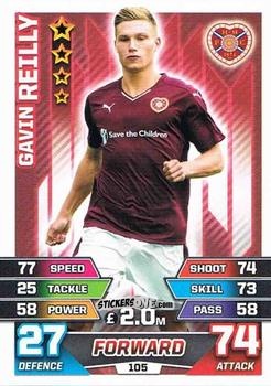 Sticker Gavin Reilly - SPFL 2015-2016. Match Attax n. 105 - Topps