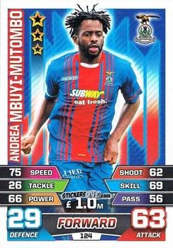 Cromo Andréa Mbuyi-Mutombo - SPFL 2015-2016. Match Attax n. 124 - Topps