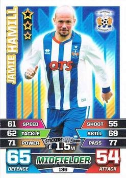 Figurina Jamie Hamill - SPFL 2015-2016. Match Attax n. 136 - Topps