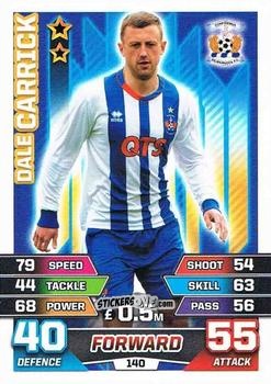 Cromo Dale Carrick - SPFL 2015-2016. Match Attax n. 140 - Topps