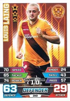 Figurina Louis Laing - SPFL 2015-2016. Match Attax n. 150 - Topps