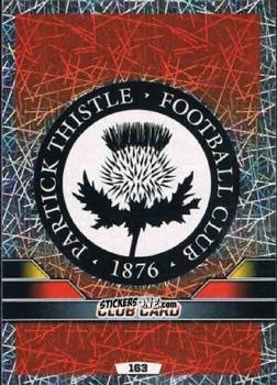 Figurina Club Badge - SPFL 2015-2016. Match Attax n. 163 - Topps