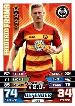 Figurina Frédéric Frans - SPFL 2015-2016. Match Attax n. 166 - Topps