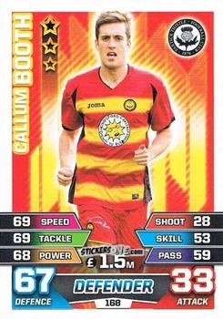 Cromo Callum Booth - SPFL 2015-2016. Match Attax n. 168 - Topps